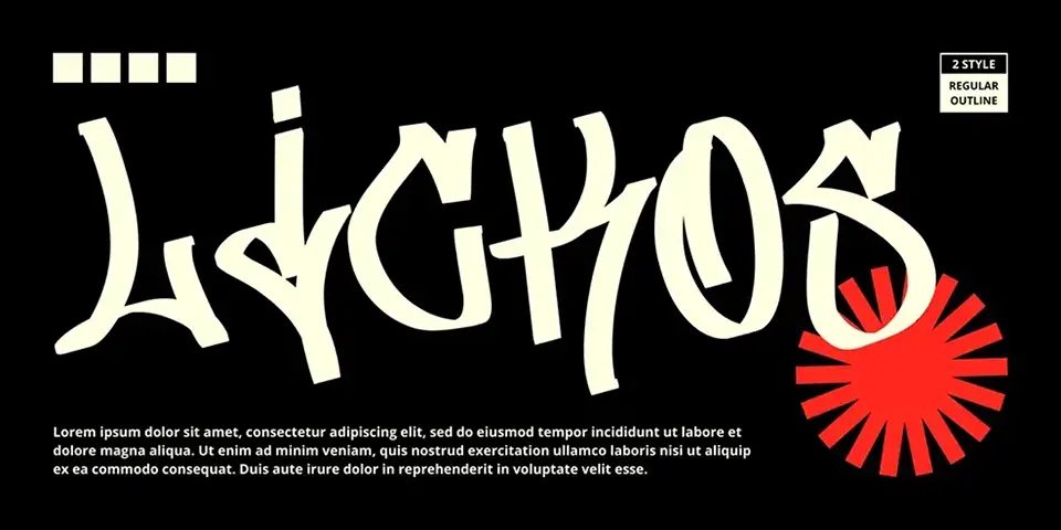 Lickos Graffiti Font