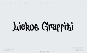 Lickos Graffiti Font