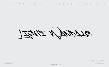 Light Wandals Font
