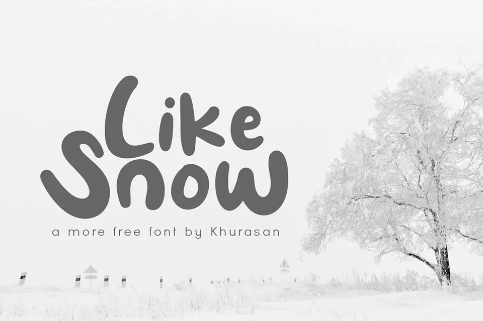 Like Snow Font