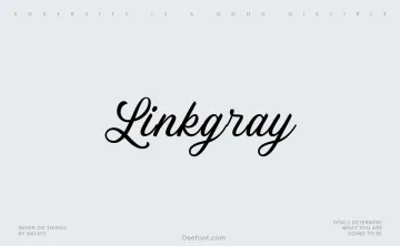 Linkgray Font