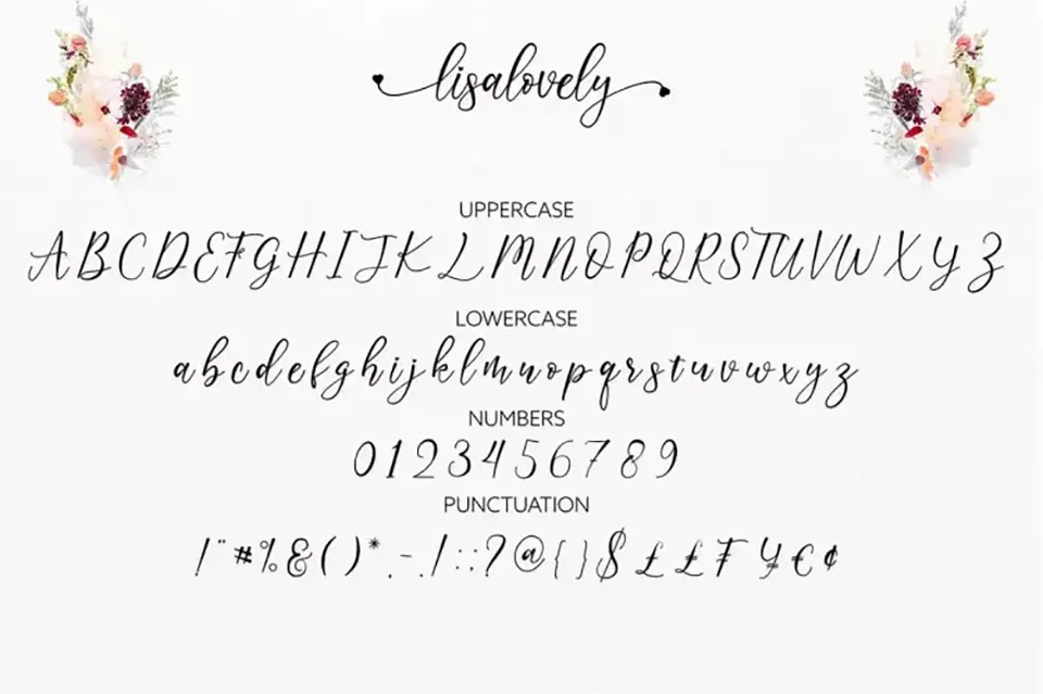 Lisalovely Font
