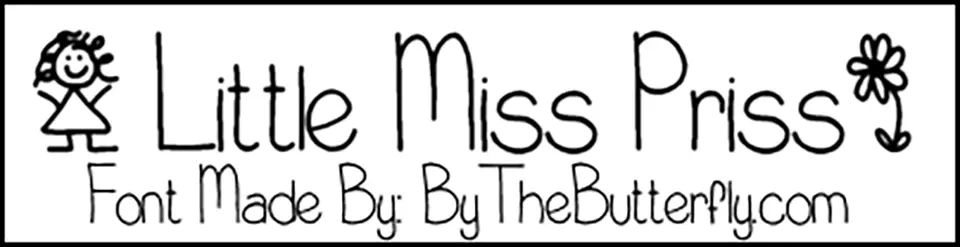 Little Miss Priss Font