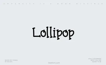 Lollipop Font