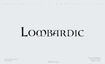 Lombardic Font