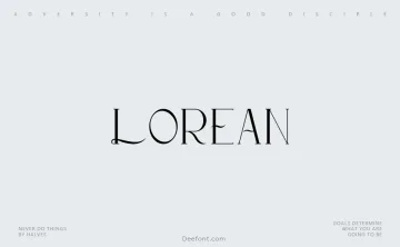 Lorean Font
