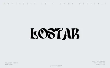 Lostar Font