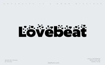 Lovebeat Font