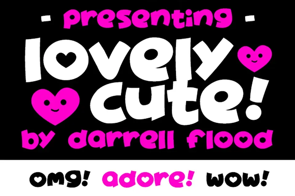 Lovely Cute Font