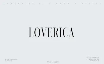 Loverica Font