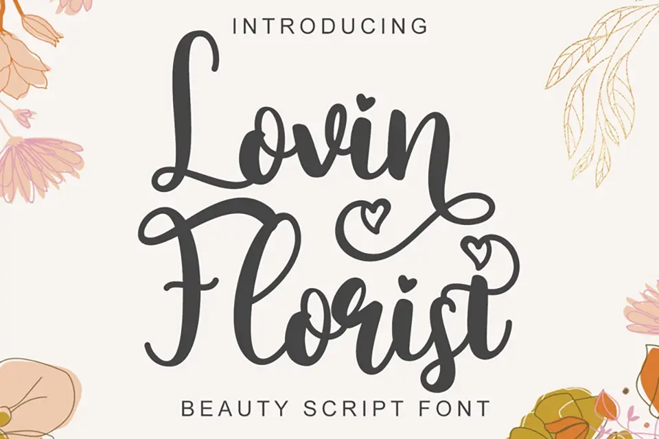 Lovin Florist Font