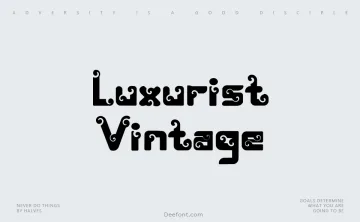 Luxurist Vintage Font