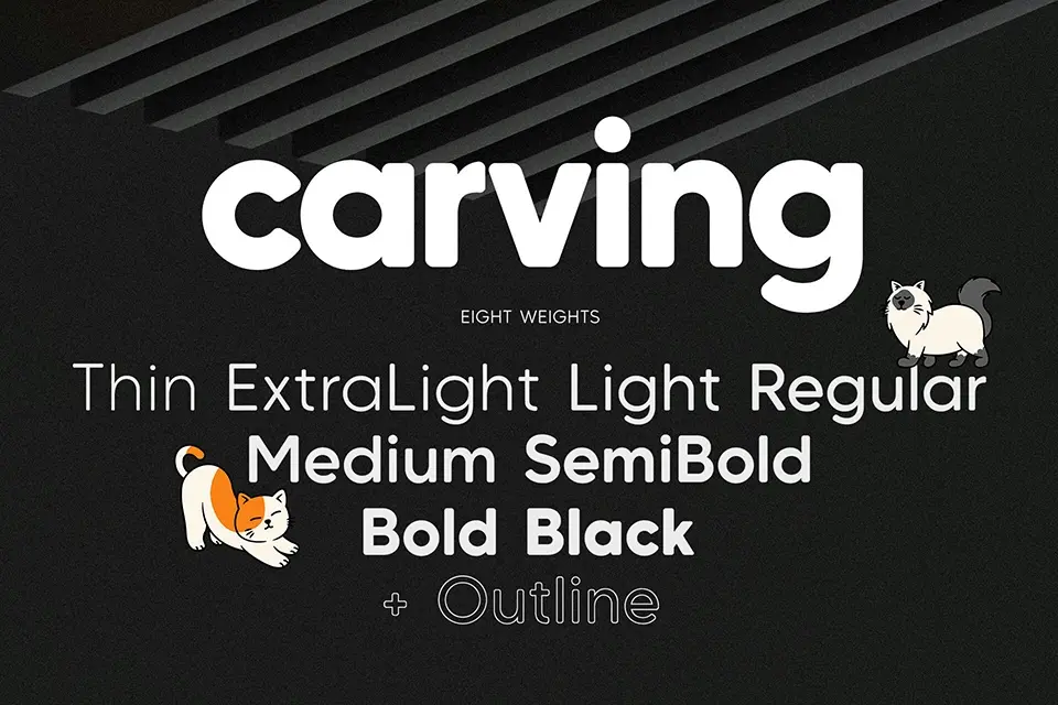 MADE Carving Soft Font