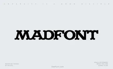 Madfont Font