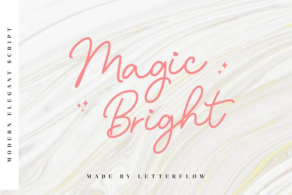 Magic Bright Script Font