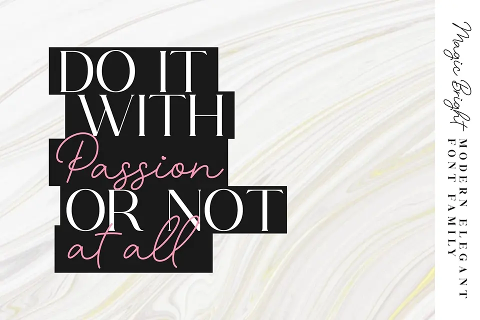 Magic Bright Serif Font