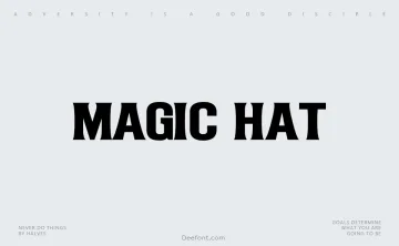 Magic Hat Font