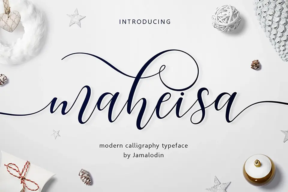 Maheisa Script Font