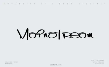 Mainstream Font