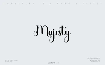 Majesty Font
