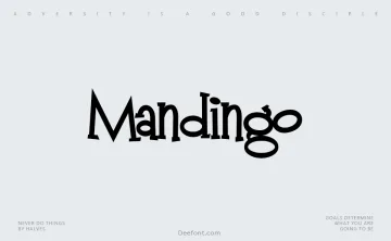 Mandingo Font
