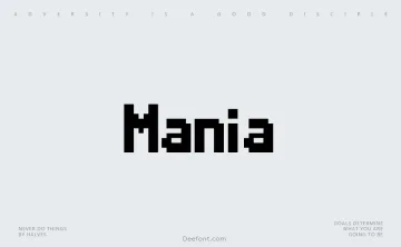 Mania Font