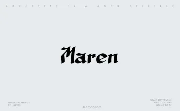 Maren Font