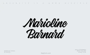 Marioline Barnard Font