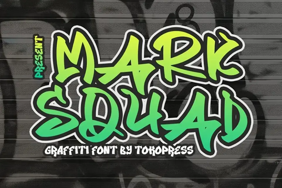 Mark Squad Font