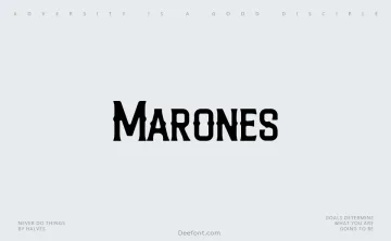 Marones Font