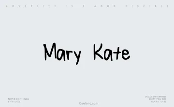 Mary Kate Font