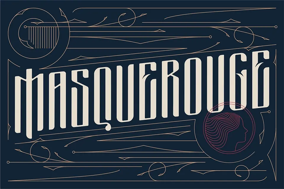 Masquerouge Font