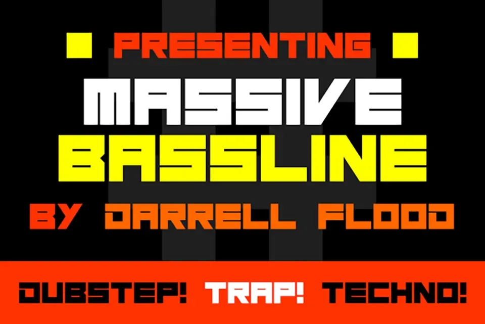 Massive Bassline Font