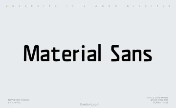 Material Sans Font