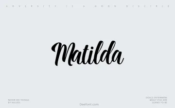 Matilda Font
