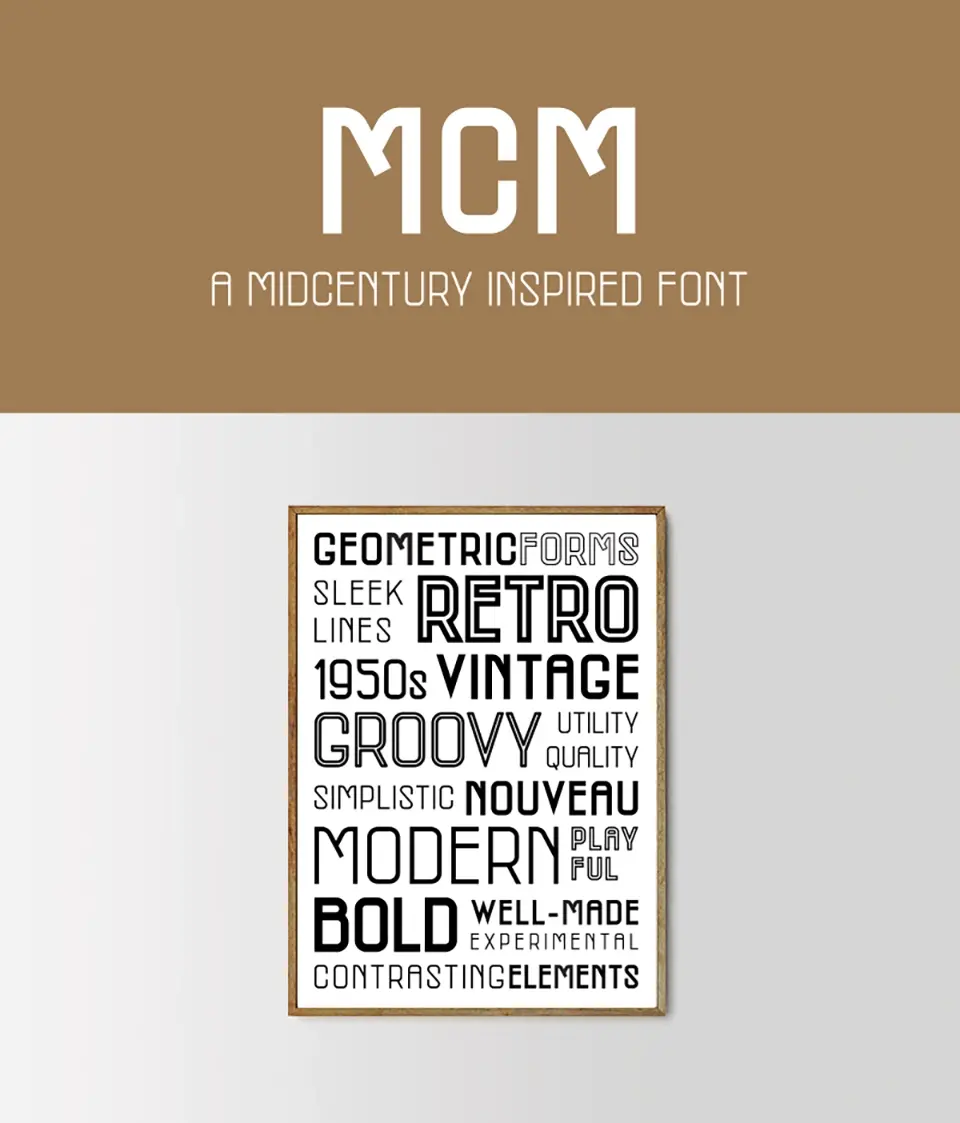 MCM Font