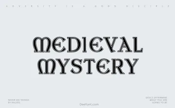 Medieval Mystery Font