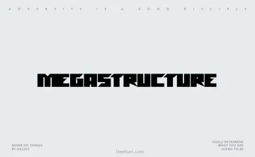 Megastructure Font