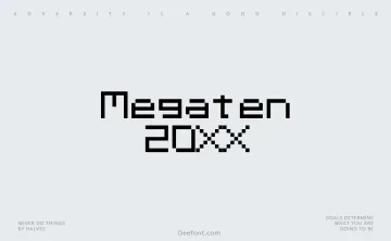 Megaten 20XX Font