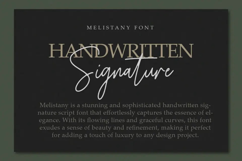 Melistany Font