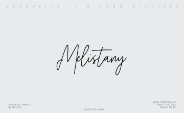 Melistany Font