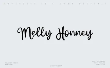 Melly Honney Font