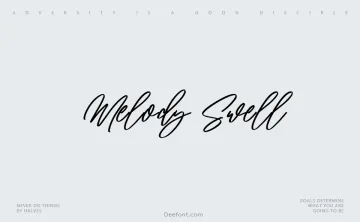 Melody Swell Font