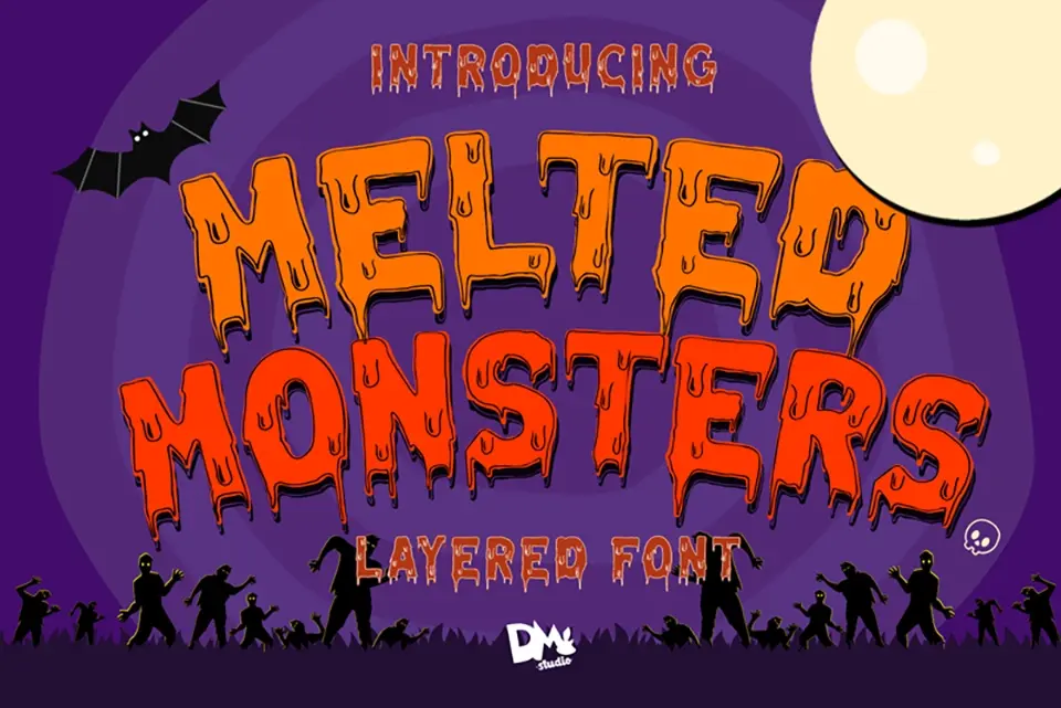 Melted Monster Font