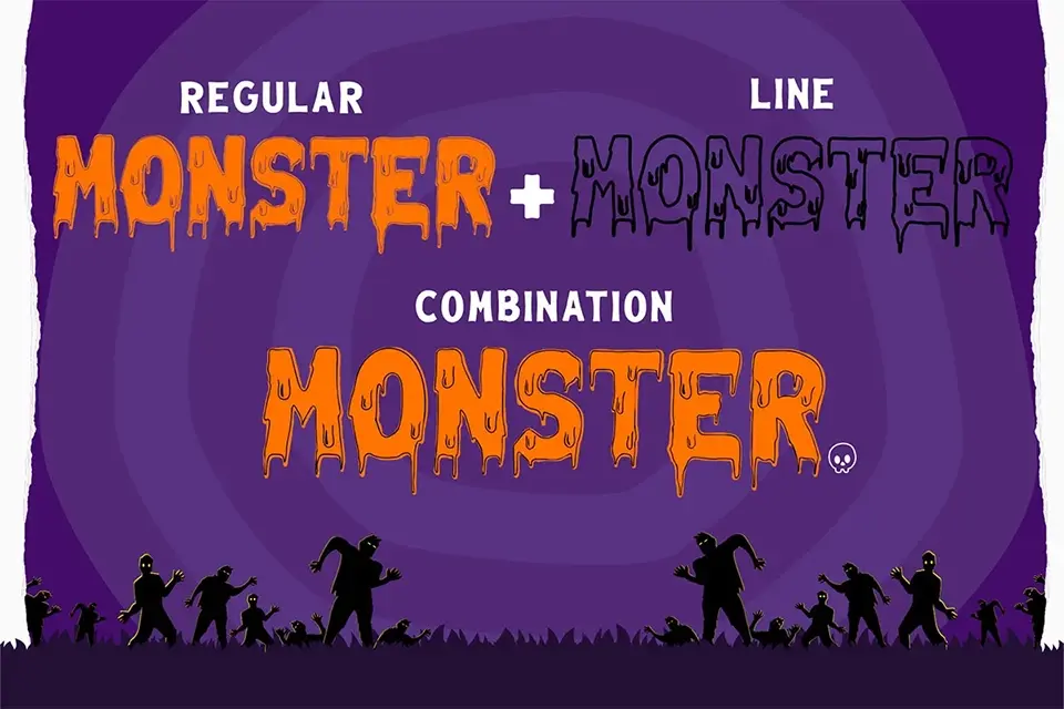 Melted Monster Font