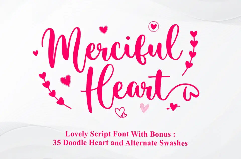 Merciful Heart Font