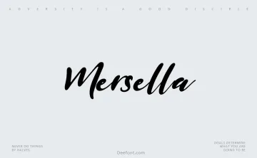 Mersella Font