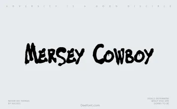 Mersey Cowboy Font