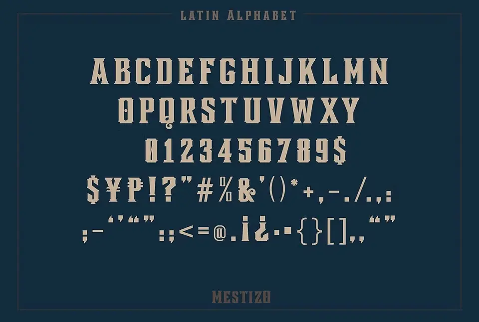 Mestizo Font
