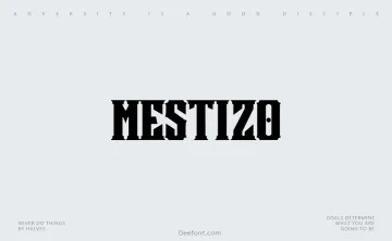 Mestizo Font